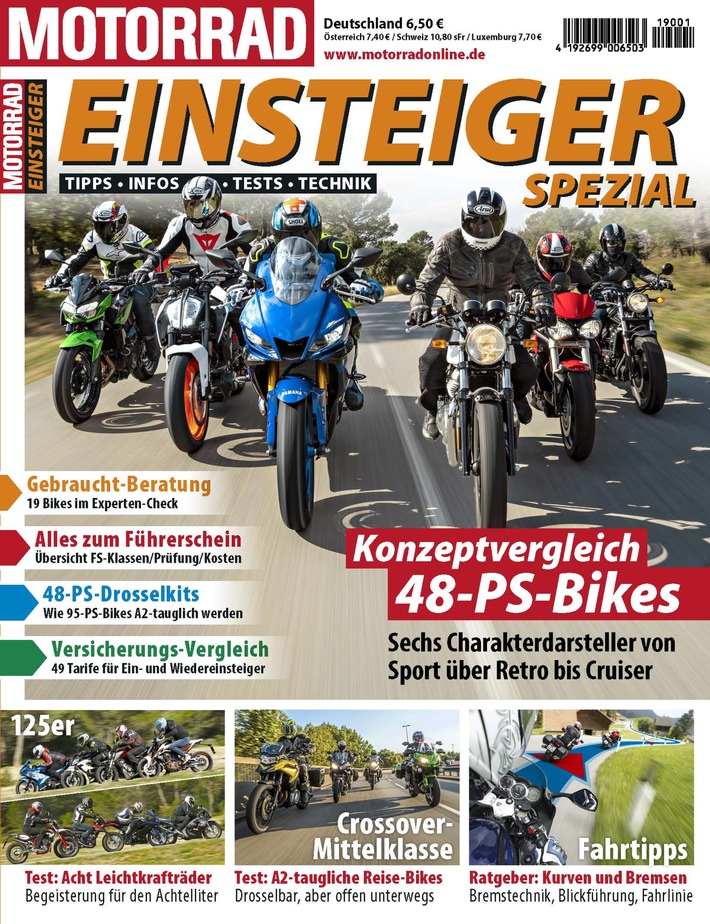 MOTORRAD bringt Einsteiger mit Sonderheft in Schwung