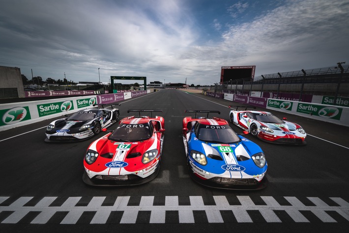 ford schickt fuenf ford gt in die 24 stunden schlacht von le mans - Ford schickt fünf Ford GT in die 24-Stunden-Schlacht von Le Mans