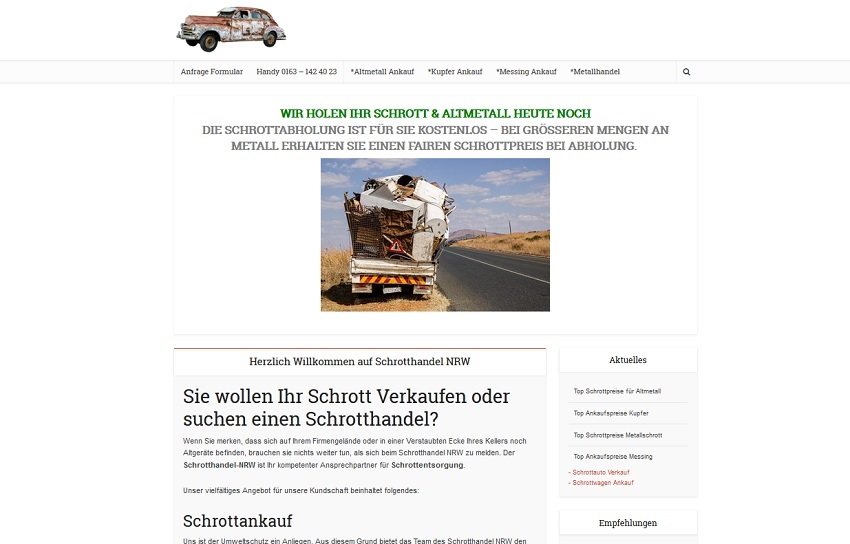schrotthandel duisburg kuemmert sich um ihre schaetze - Schrotthandel Duisburg kümmert sich um ihre Schätze