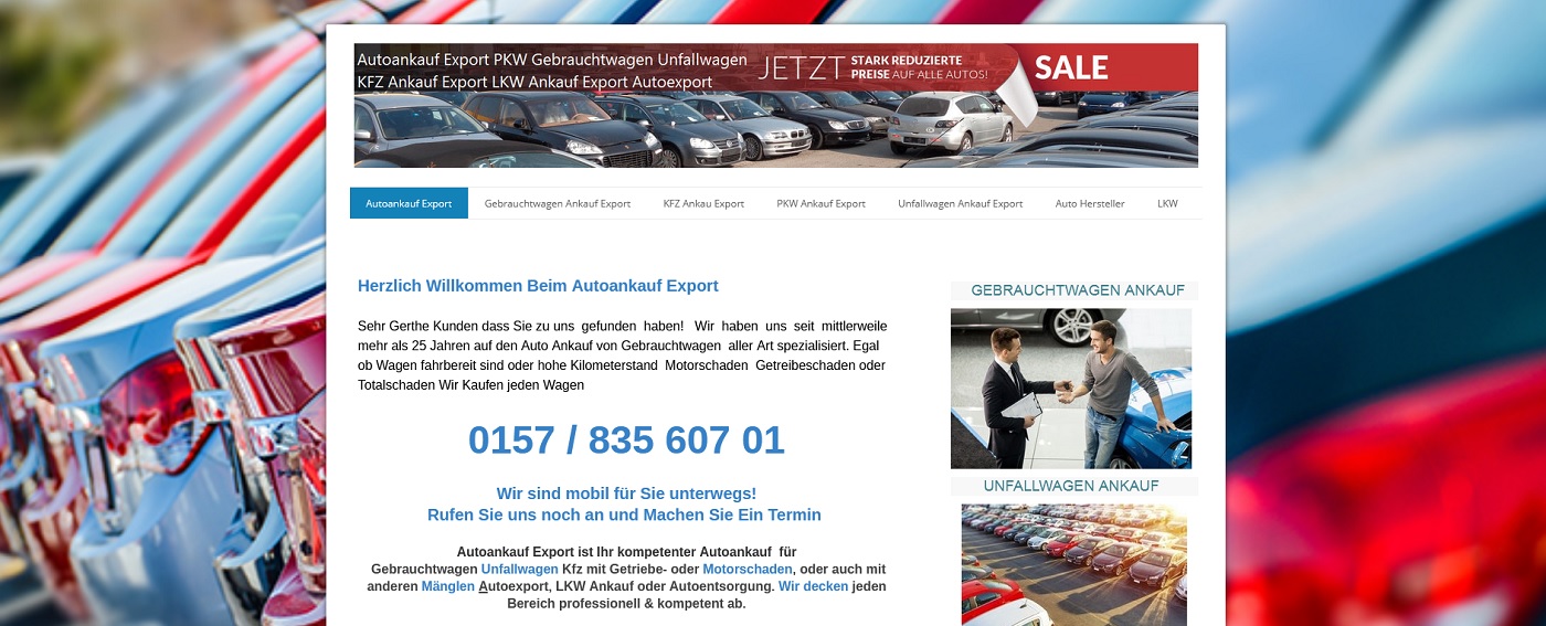 auto-ankauf-exports.de - Autoankauf Gotha