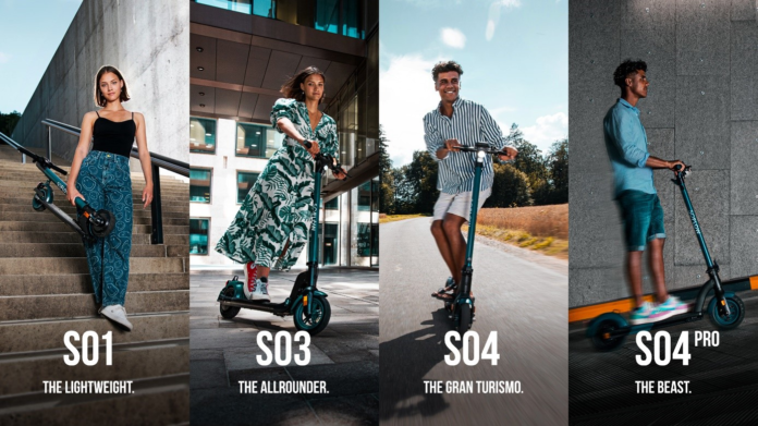 Neues E-Scooter Line-Up von SoFlow