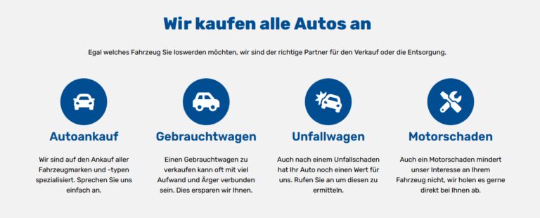 Autoankauf Würselen:  Auto verkaufen – auto-ankauf-24.de