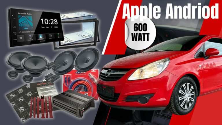Opel Corsa D: Maximale Power für deinen Sound mit Apple & Android Upgrade